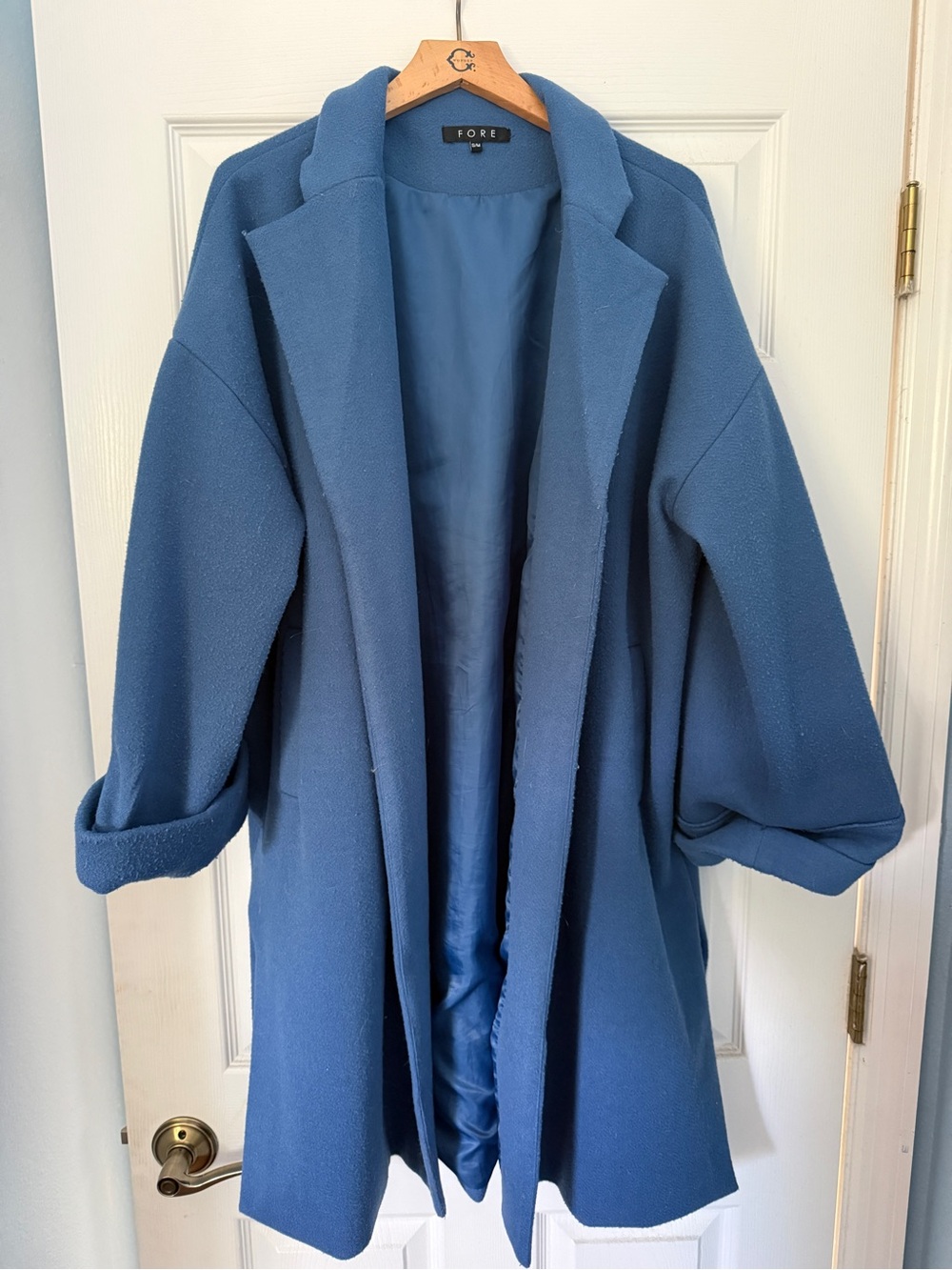 blue women’s coat